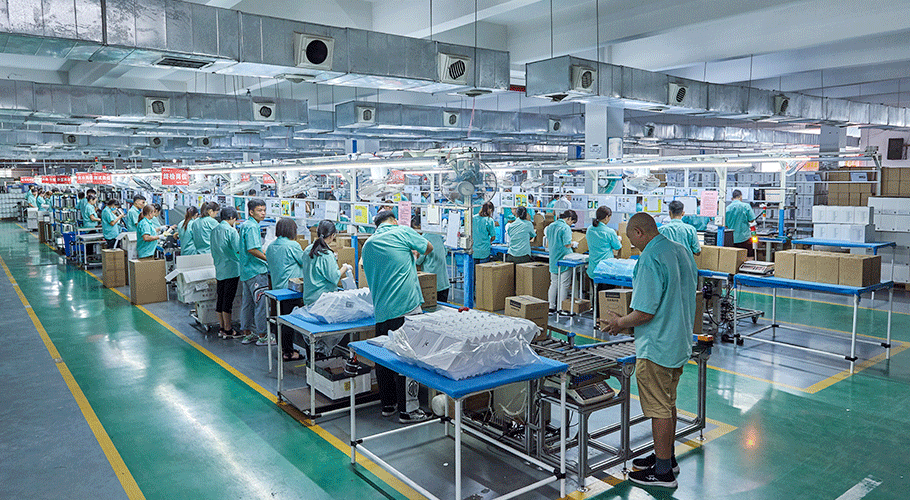 總裝車間生產(chǎn)線